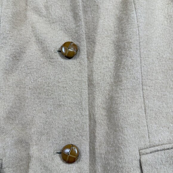 Vintage Orvis Tan Wool Camel Hair Button Up Lined Blazer Beige Preppy Workwear 6 - Picture 7 of 7